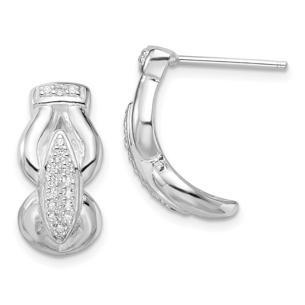 925 Sterling Silver Polished & Textured Square Post Earrings 925 Sterling Silver Polished & Textured Square Post Earrings